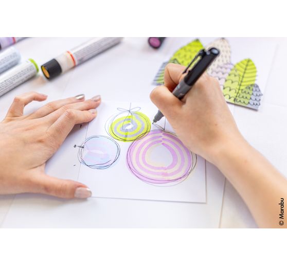 Acryl Color Squeegee Art Set Marabu