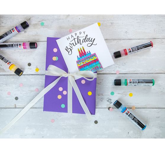 Acryl Color Squeegee Art Set Marabu