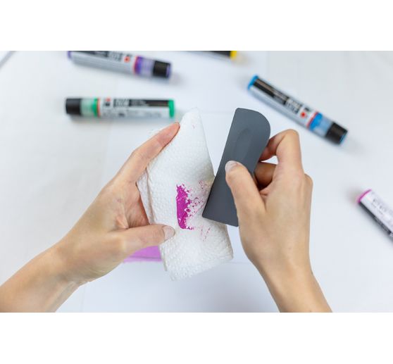 Acryl Color Squeegee Art Set Marabu