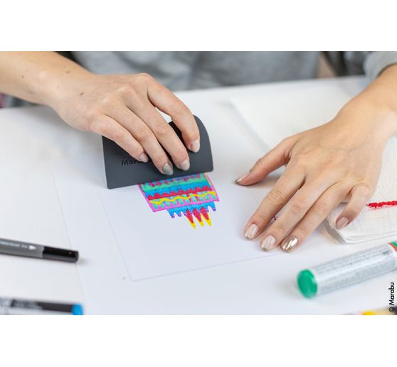 Acryl Color Squeegee Art Set Marabu