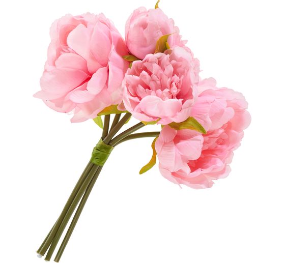 Bouquet de pivoines avec 5 fleurs