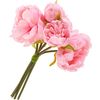 Bouquet de pivoines avec 5 fleurs Rose fuchsia