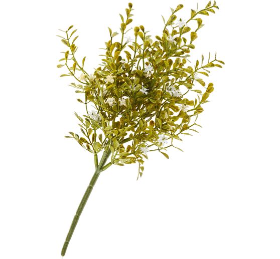 Pique de fleurs avec feuillage vert