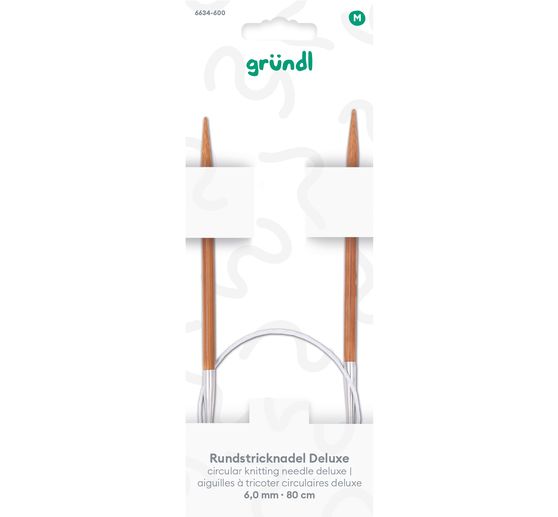 Aiguilles circulaires Deluxe Gr&uuml;ndl