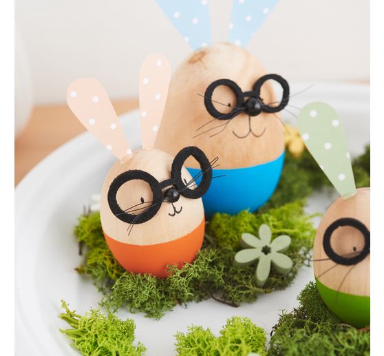 Perles en bois, &Oslash; 8 mm, 85 pc.