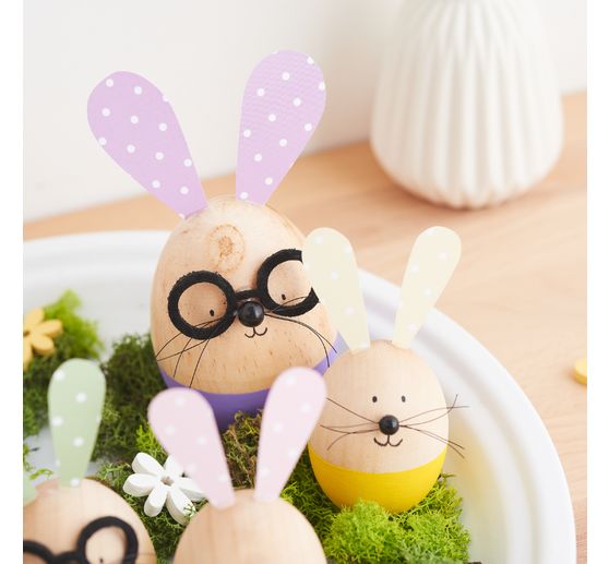 Perles en bois, &Oslash; 8 mm, 85 pc.