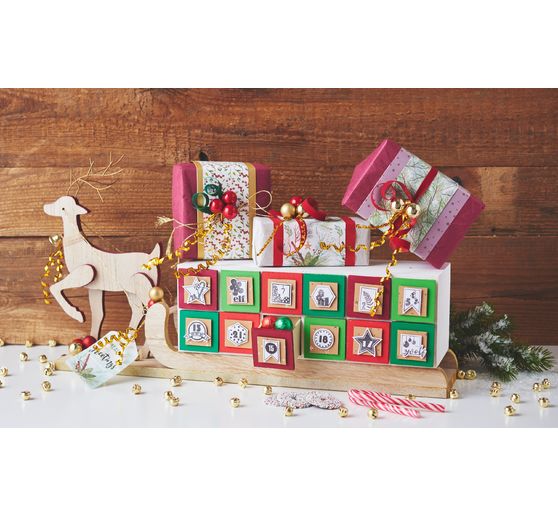 VBS Adventskalender "Rentier mit Schlitten"