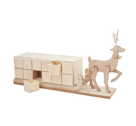 VBS Advent calendar "Reindeer with a sleigh"