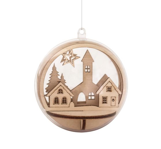 Motif à assembler en bois "Maisons".