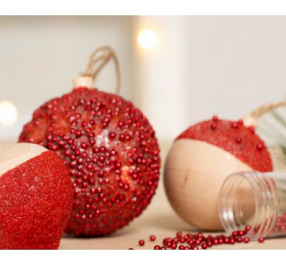 Holz-Weihnachtskugel