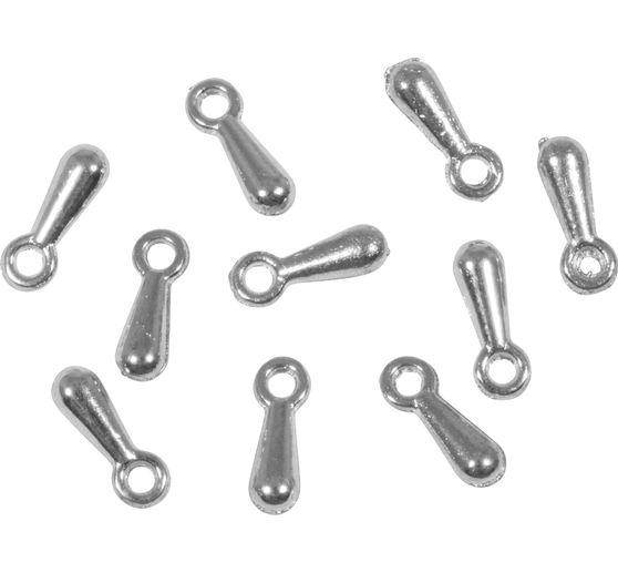 Mini pendentifs d&eacute;coratifs &laquo; Goutte d'eau &raquo;