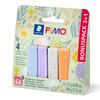 FIMO soft Materialpackung "Pastell and Botanical", 4 Farben