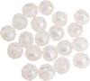 Perles toupies en verre ronde, 6 mm