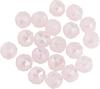 Perles toupies en verre ronde, 6 mm