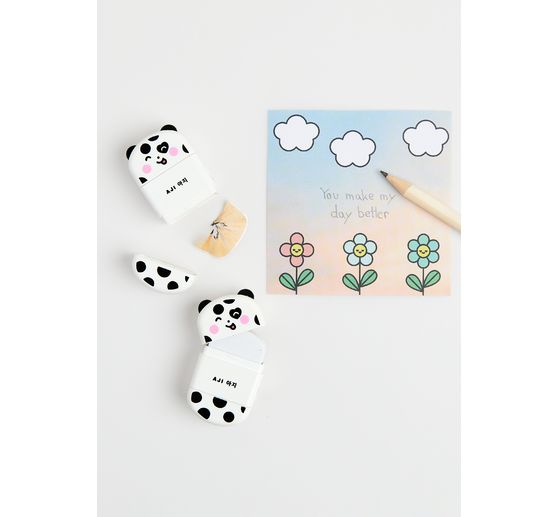 Gomme avec taille-crayon