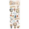 Rub On Transfer paper "Family" Air balloons