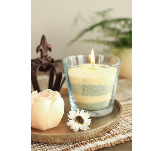 Sable &agrave; bougies avec m&egrave;ches