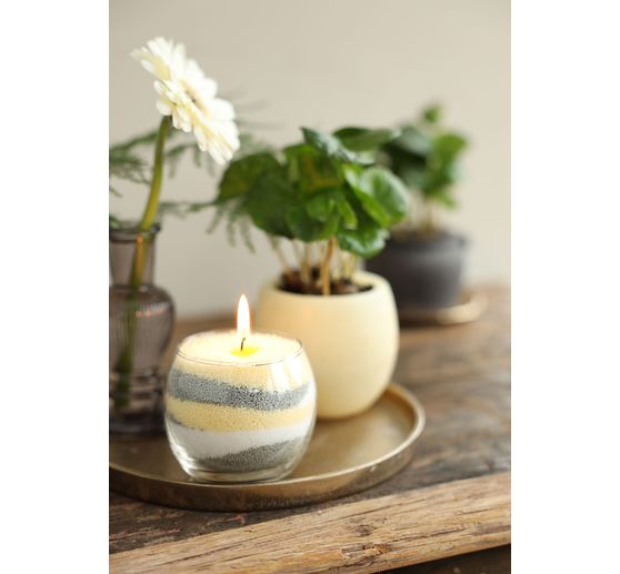 Sable &agrave; bougies avec m&egrave;ches