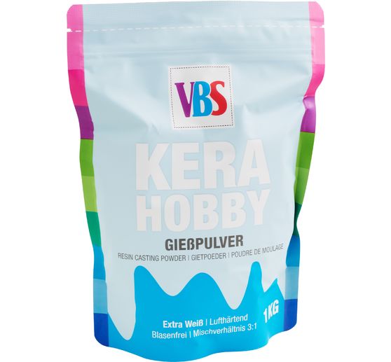 Poudre de moulage VBS &laquo; KeraHobby &raquo;, Blanc