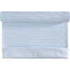Cuff fabric 1x1 rib "Stripe 3 mm" Light blue-White