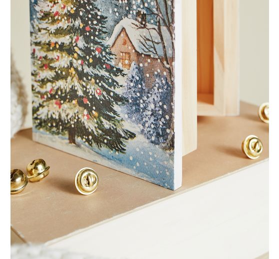 Napkin "Christmas tree in the snow"