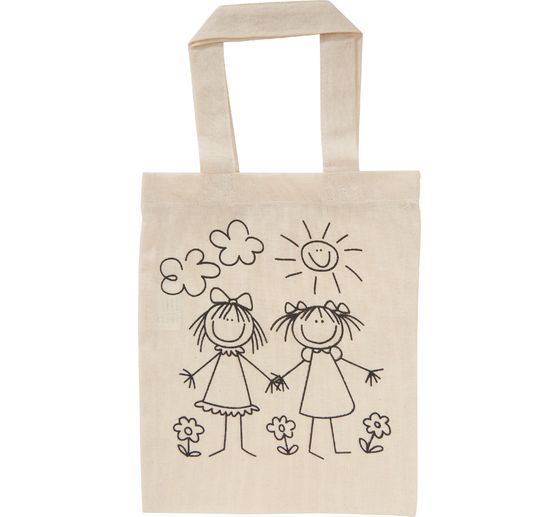 Sac d'enfant en coton « Copines », env. 25 x 21 cm