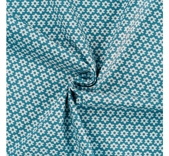 Tissu popeline de coton au m&egrave;tre &laquo; Daisy &raquo;