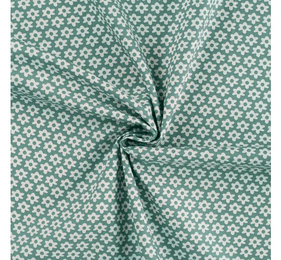 Tissu popeline de coton au m&egrave;tre &laquo; Daisy &raquo;