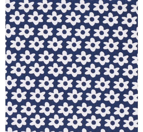 Baumwoll-Stoff Popeline "Daisy"