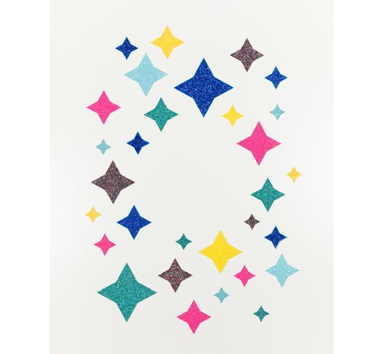 Carton &agrave; paillettes Rainbow