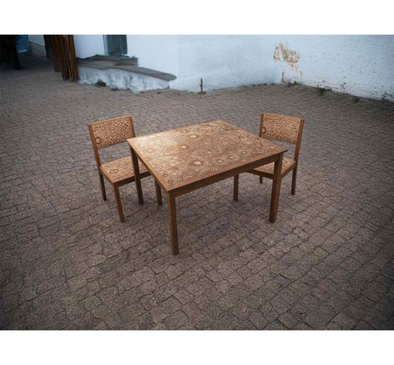 Motiv-Strohseide "All Around", 50 x 70 cm