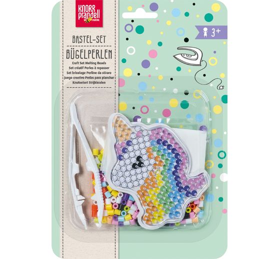 Craft kit iron-on beads