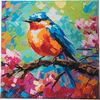 Diamond Painting "Crystal Art Kit", 30 x 30 cm Robin
