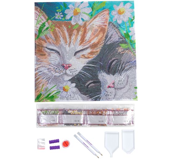 Diamond Painting "Crystal Art Kit", 30 x 30 cm