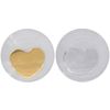 Wiggle eyes self-adhesive "Hearts", &Oslash; 35 mm Gold-Silver