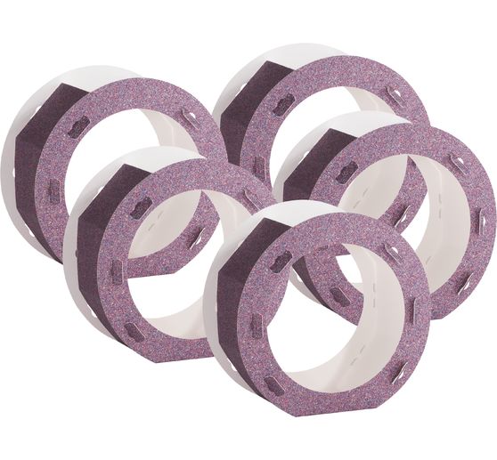 Lantern blank "Glitter", 5 pieces