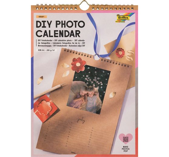 DIY Calendrier photo &laquo; Kraft &raquo;