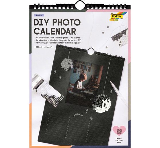 DIY Calendrier photo &laquo; Black &raquo;