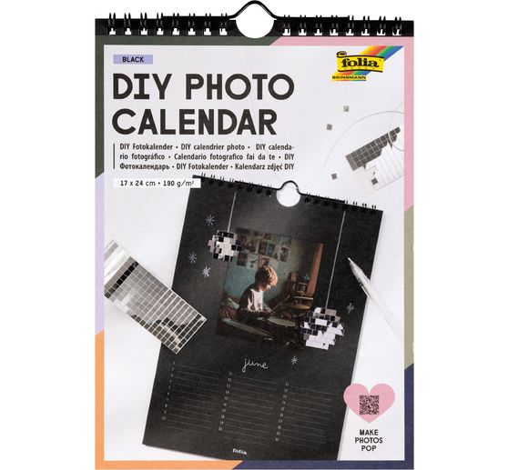 DIY Calendrier photo &laquo; Black &raquo;