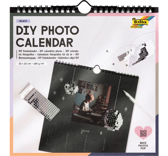 DIY Calendrier photo &laquo; Black &raquo;