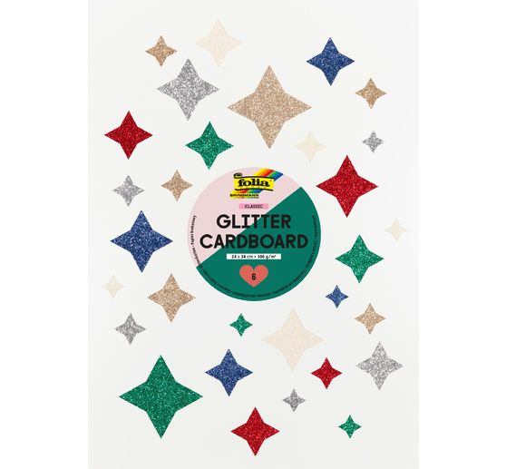 Carton &agrave; paillettes Rainbow