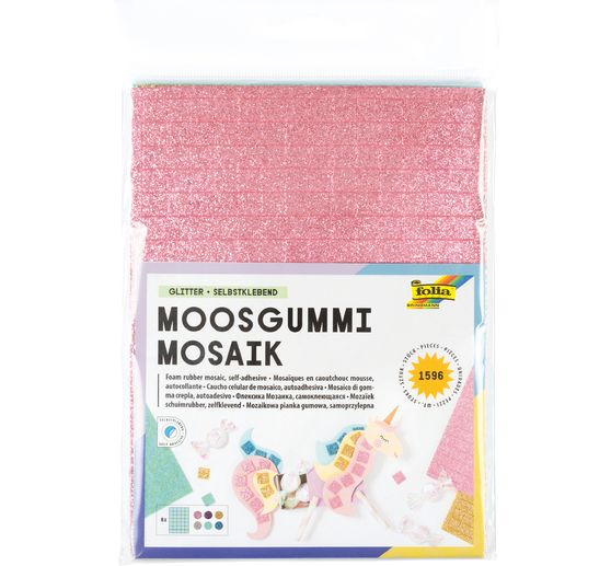 Mosa&iuml;que en caoutchouc mousse, autocollant