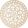 Disque &agrave; macram&eacute; rond, 15 cm