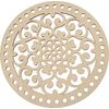 Macram&eacute; knotting disc round, 20 cm Flower