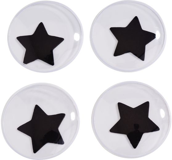 Yeux mobiles autocollants &laquo; &Eacute;toiles &raquo;, &Oslash; 35 mm