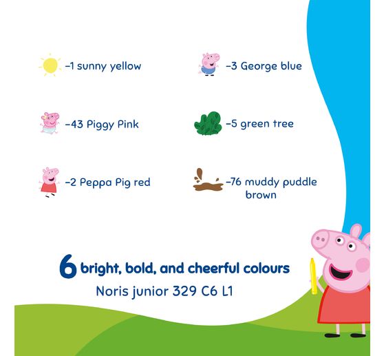 Noris junior fibre‑tip pens "Peppa Pig"