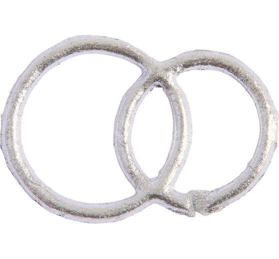 Wax motif "Wedding rings"