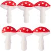 Wachsmotiv "Mini-Pilze" Neon-Rot