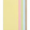 Wax sheet set, 20 &times; 10 cm, 5 pcs Pastel