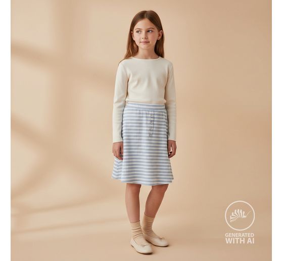 Tissu jersey c&ocirc;tel&eacute; au m&egrave;tre &laquo; Rayures &raquo;